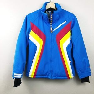 obermeyer JUNIORS 12 Stripe Puffer Ski Jacket